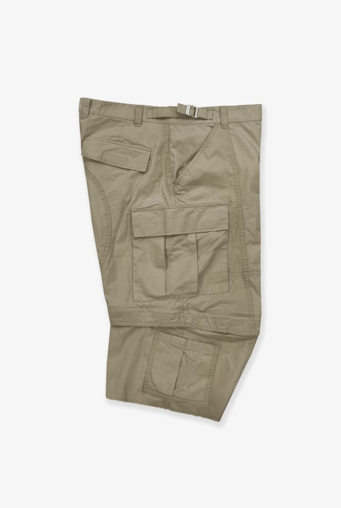 PROJECT G/R Deconstructed zipper spliced workwear Seven-inch shorts