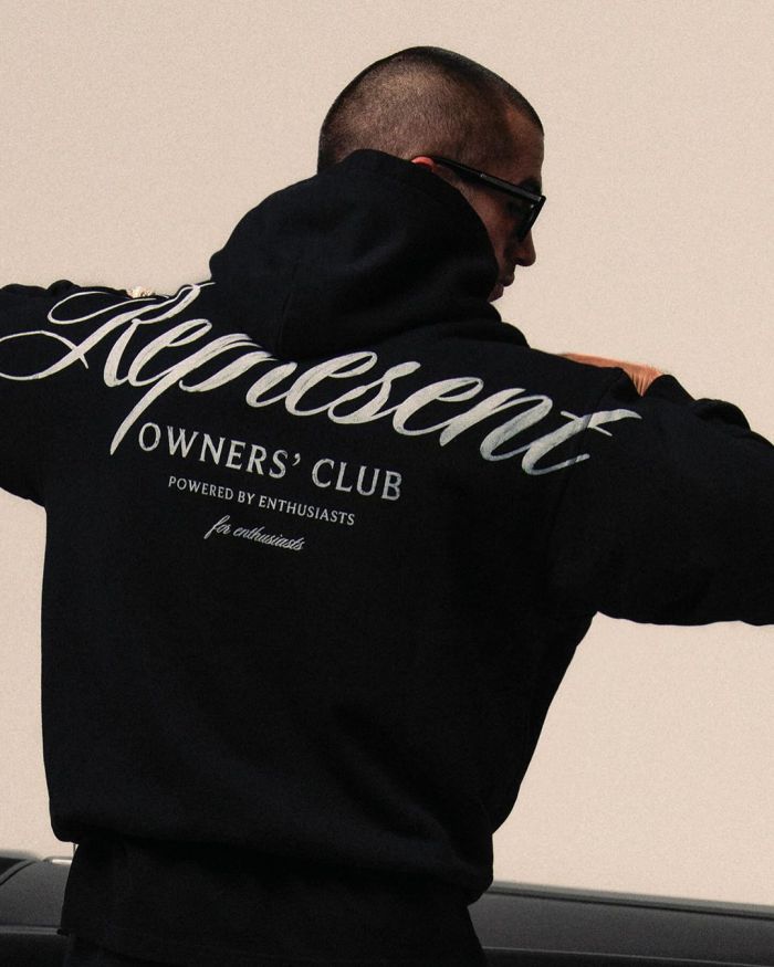 2025 New style 1.1 High-quality English logo printed hooded sweatshirt