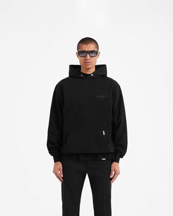 2025 New style 1.1 High-quality English logo printed hooded sweatshirt