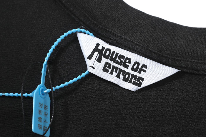 HOUSE OF ERRORS Truth Eye Landscape Theme Printed Short-sleeved T-shirt