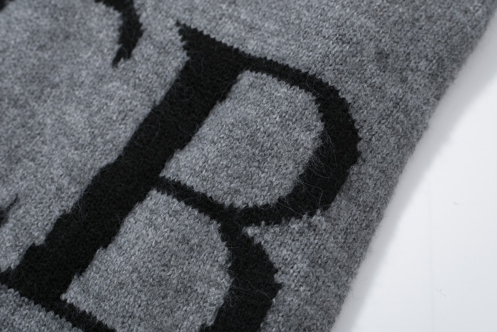 Jacquard wool drawstring shorts with C and B letter logos