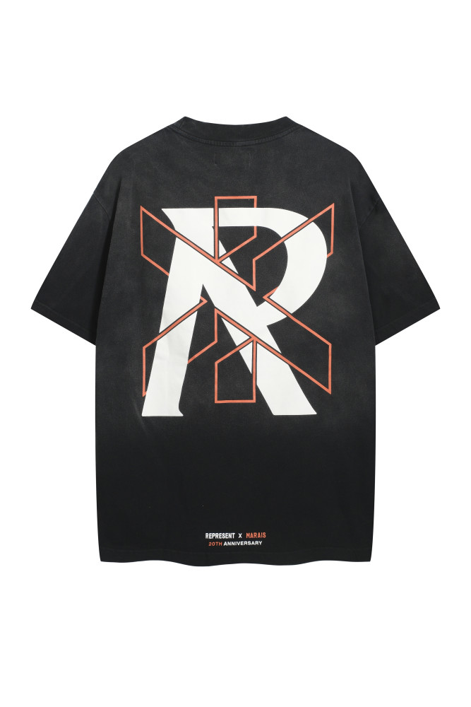 25 New 1: 1 high quality version printing Logo T-shirt Short sleeve