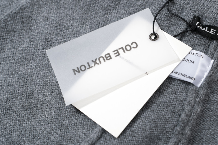 Jacquard wool drawstring shorts with C and B letter logos