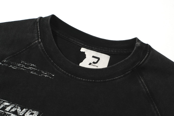 2025 New 1: 1 high quality version printing Logo T-shirt long sleeve fake two pieces