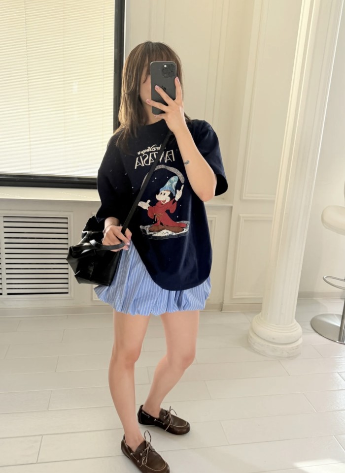 SAINT Mxxxxxx Mickey Disney vintage Short-sleeved T-shirt