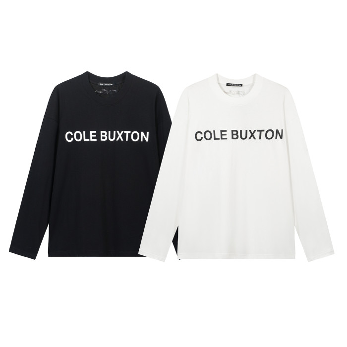 2025 New 1: 1 high quality version printing Logo T-shirt long sleeve cole buxton