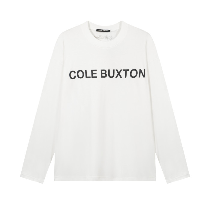 2025 New 1: 1 high quality version printing Logo T-shirt long sleeve cole buxton