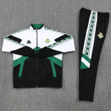 25-26 Real Betis White Black Jacket Tracksuit #01