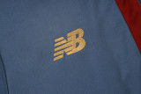 25-26 Sao Paulo Grey Red Half Pull Tracksuit #B2575(半拉链)