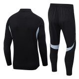 25-26 Germany Black Half Pull Tracksuit (半拉链)