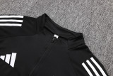25-26 Germany Black Half Pull Tracksuit (半拉链)