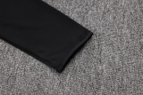 25-26 Germany Black Kids Jacket Tracksuit #E25131(童装)