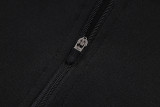 25-26 Algeria Black Half Pull Tracksuit (半拉链)