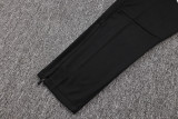 25-26 Algeria Black Half Pull Tracksuit (半拉链)