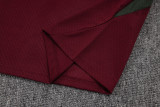 25-26 Fluminense Jujube red Training Short Suit #D25179