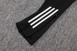 25-26 Algeria Black Half Pull Tracksuit (半拉链)