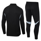 25-26 Argentina Black Half Pull Tracksuit (半拉链)