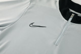 2025 NK Grey Half Pull Tracksuit #NB09 (半拉链)