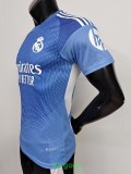 25-26 RMA Blue GoalKeeper Player Version Soccer Jersey