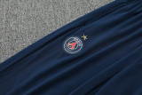 25-26 PSG Royal blue Half Pull Tracksuit (半拉链)