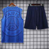 25-26 PSG Blue Tank top and shorts suit