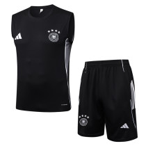 25-26 Germany Black Tank top and shorts suit #D25165