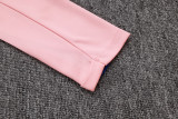 25-26 France Pink Half Pull Tracksuit (半拉链)