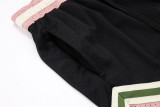 A2501 Jordan Black Pink Casual Short Pants #黑粉色