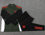 25-26 Bayern Dark green Jacket Tracksuit #A2521