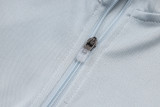 25-26 Bayern Light gray Kids Half Pull Tracksuit #E2582(童装)(半拉链)