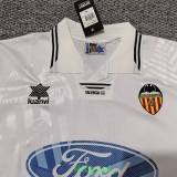 1995-1996 Valencia Home Retro Soccer Jersey
