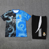 25-26 RMA Black blue Training Short Suit