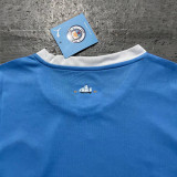 2019 Man City Blue 125th Anniversary Retro Soccer Jersey