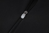 25-26 Man Utd Black Kids Half Pull Tracksuit #E2554(童装)(半拉链)