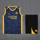 25-26 INT Royal blue Tank top and shorts suit