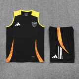 25-26 Atletico Mineiro Black Tank top and shorts suit