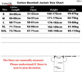 25-26 ARS Brown Red Cotton Baseball Jacket