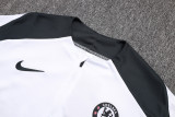 25-26 CHE White Kids Half Pull Tracksuit #E25134(童装)(半拉链)