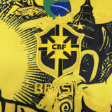 24-25 Brazil Yellow Special Edition Fans Soccer Jersey (耶稣黄色)