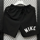 D703 NK Black Casual Short Pants