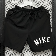 D703 NK Black Casual Short Pants