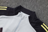 25-26 JUV Grey Black Jacket Tracksuit #A879