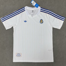 25-26 RMA White Casual Edition Fans Training Shirts (蓝边)