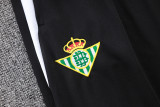25-26 Real Betis Black Half Pull Tracksuit (半拉链)