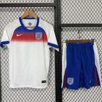 25-26 England Home Kids Soccer Jersey