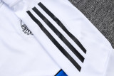 25-26 Man Utd White Kids Half Pull Tracksuit #E2553(童装)(半拉链)
