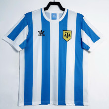 1978 Argentina Home Retro Soccer Jersey