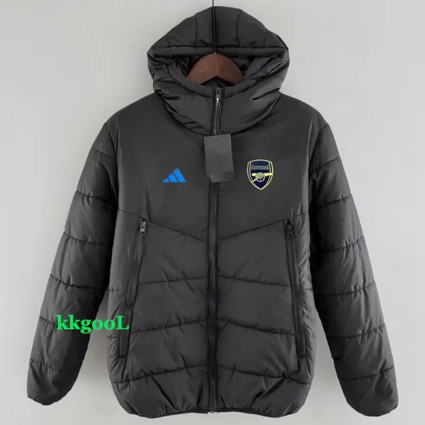24-25 ARS Black Hooded Cotton Coat #棉衣