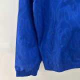 2025 Japan Anime Edition Blue & White Double Sided Windbreaker (双面风衣)
