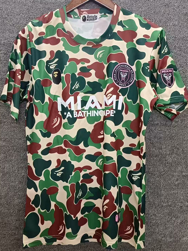 25-26 Inter Miami Green Joint Edition Fans Soccer Jersey (左袖带图)猿